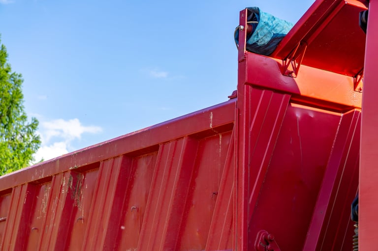 Dump trailer rental in Clearwater - industrial construction vehicle